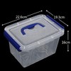 Farmoon Farmoon Small Clear Storage Box, Plastic Boxes with Lid