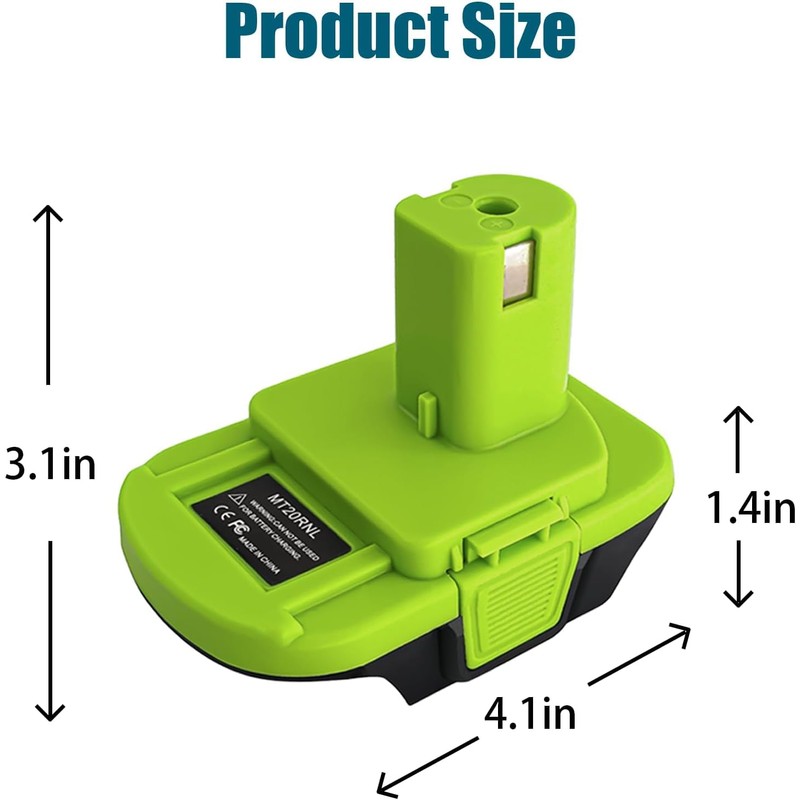 TEPULAS MT20RNL for Makita for Ryobi Battery Adapter