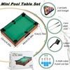 Shappy Mini Pool Table Set Pool Table for Cats Small