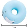 2pcs Donut Tape Dispenser Plastic Portable Tape Dispenser Portable Invisible