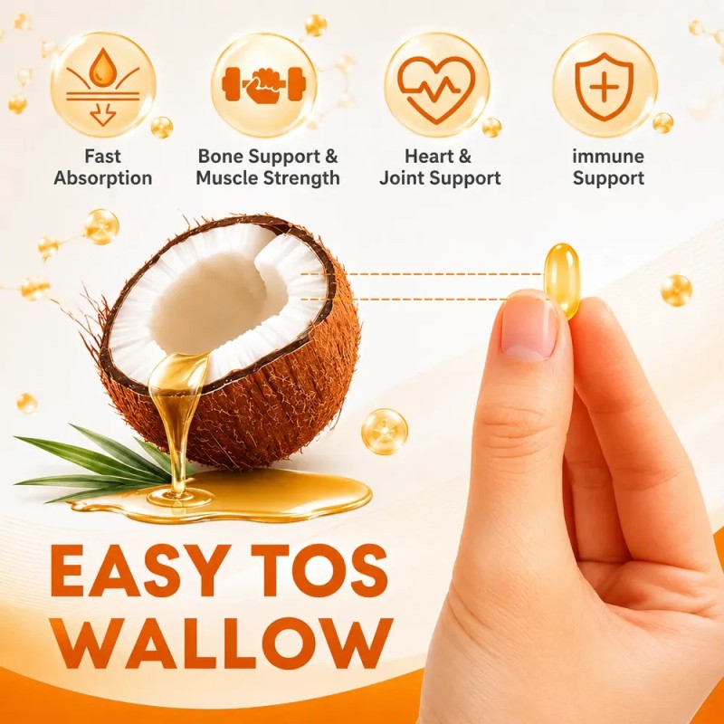 Toyocare Suplemento De Vitamina D3 Y K2 Mk-7, 150 Cápsulas