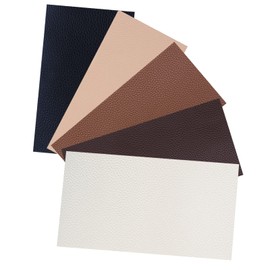 Leather Repair Patch Self-Adhesive Leather Patches Waterproof Tape Patch for Sofa, Car Seats, Leather Jacket Repair (Leather-Self Adhesive, 5 Sheets Assorted Colors)