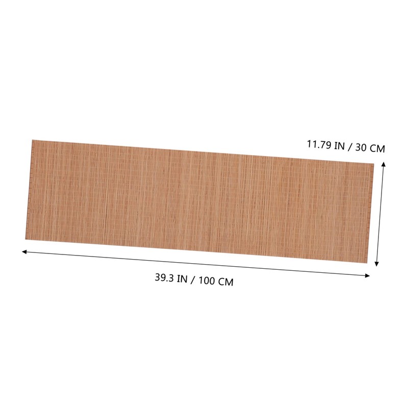 Mobestech 1Pc Bamboo Table Runner Tea Mat and Table Placemat