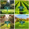 Ultrasonic Animal Repellent Outdoor Solar Animal Repeller Cat Repellent Motion