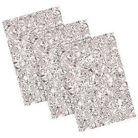 ANATTASOUL 3Pcs Abalone Shell Sticker (300mm*200mm) Abalone Sheets Veneer Imitation Abalone Hand Stickers for Craft Handmade Decoration with Backside Tape