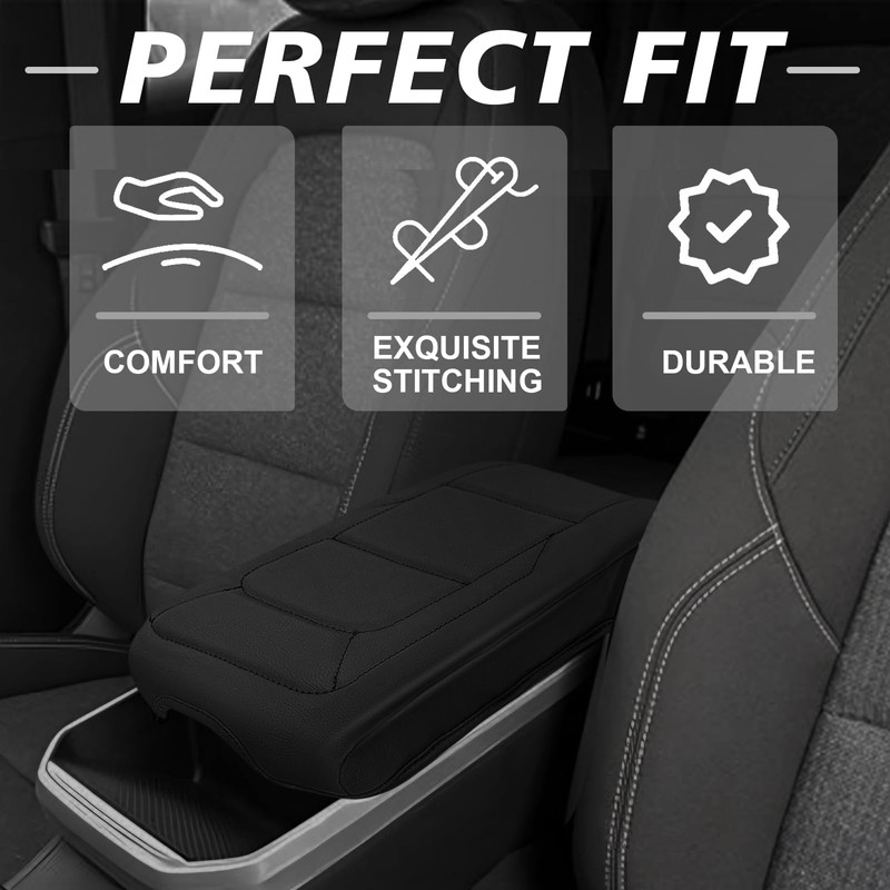 Muslogy Center Console Armrest Cover Compatible with GMC Terrain 2025