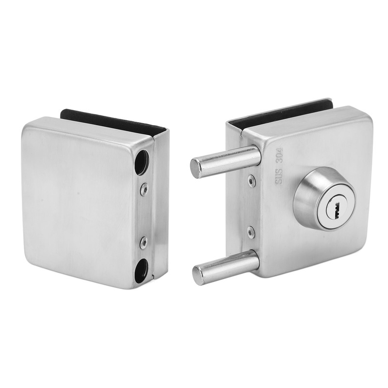 2PCS Push Sliding Gate Lock Corrosion Resistant Antioxidant Stainless Steel