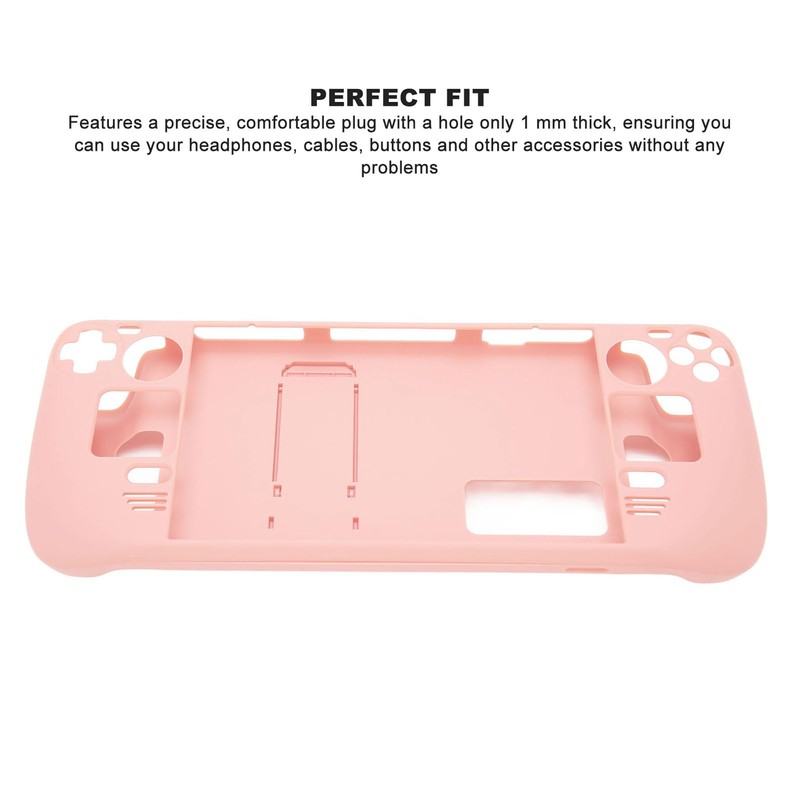 Steam Deck Protective Case with Kickstand, Lightweight Ergonomic Design