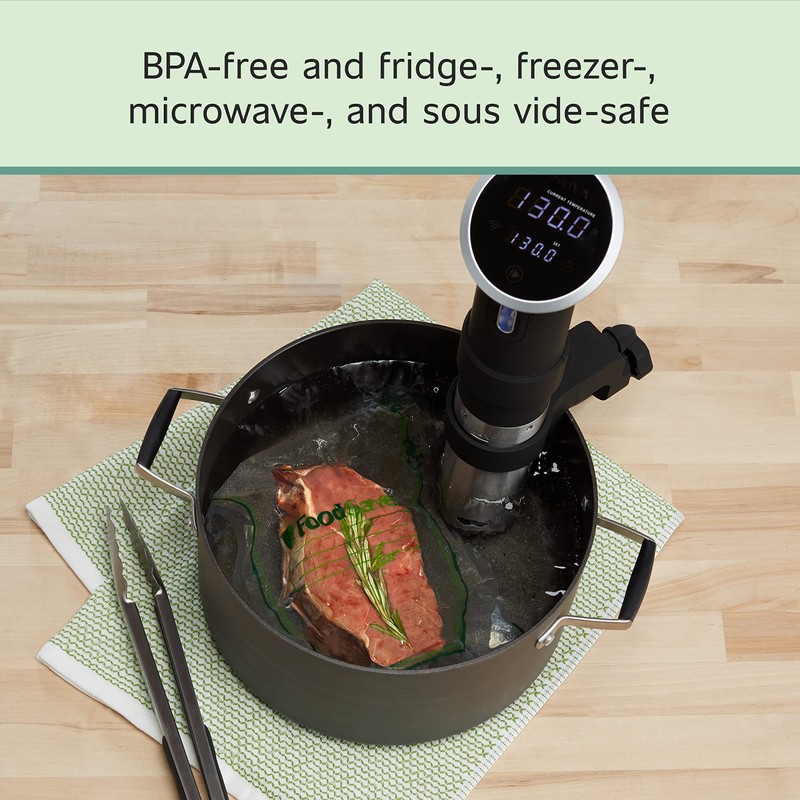 FoodSaver Easy Fill 1-Gallon Vacuum Sealer Bags | Commercial Grade