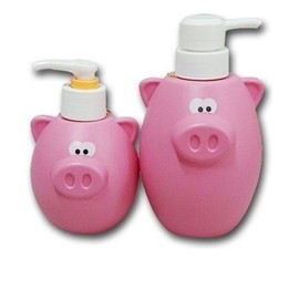 Hani Multipurpose Pig Pump Bottle Shampoo Bottle Soap Bottle Rinse Tong Cow 2ea