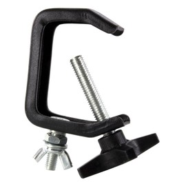 CHAUVET CLP-03 Standard C Clamps for DJ Lighting Setups and Systems, Fits 1-2 Inch Truss for Stable & Safe Light Mounting, 44 Pound Capacity, 2 Count