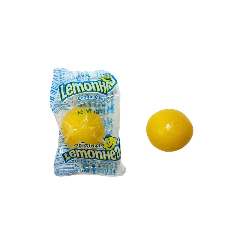 Lemon Candy - Lemonheads Candy Bulk - Hard Individually Wrapped