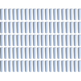 Early Researching 100 Lipstick Sleeves White Empty for Self-Filling Made in Germany
