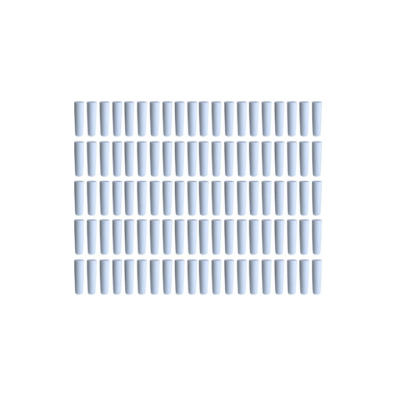 Early Researching 100 Lipstick Sleeves White Empty for Self-Filling Made
