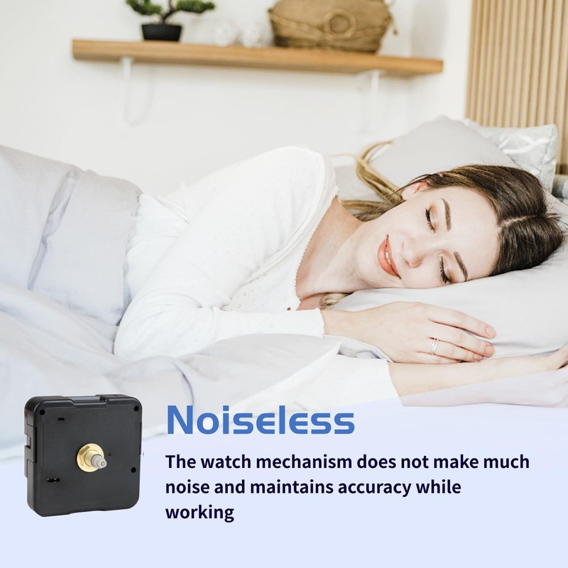 Quartz DIY Wall Clock Replacement Movement, Super Silent Movement for