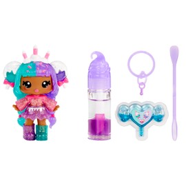 Yummiland Lip Gloss Doll: Mystery Colour Change - Carly Cakepop - Includes 1 Doll, DIY Lip Gloss + Removable Key Ring, Cosmetic Game, Collectable, Suitable for Children from 4 Years