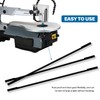 VooGenzek 20 PCS Scroll Saw Blades Set, 15 Teeth Carbon