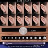 Moissanite Earrings, 3-10MM Diamond Stud Earrings For Women Men 925