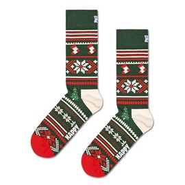Happy Socks Christmas Socks - Holiday Cotton Socks in Fun Gift Boxes - Snowman and Christmas Tree Pattern, New Bauble Set