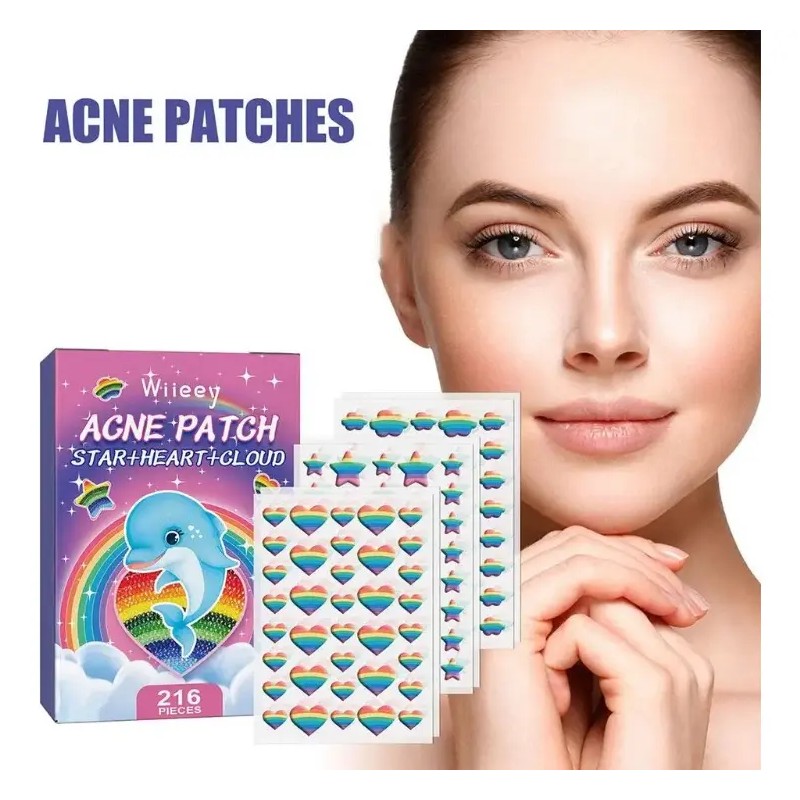 Wiieey Patch Acne Parches Hidrocoloide Facial 216 Pzs