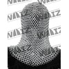 WAIZ Medieval Knights Butted Aluminium Chain Mail Coif Ring Maille
