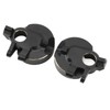 2Pcs RC Steering Knuckles Black Coated Brass Front Steering Knuckles