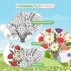BNG 8 Packs Flower Pre Drawn Canvas to Paint, Pre