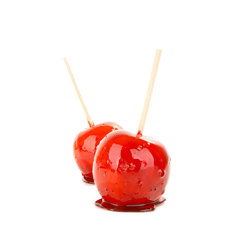 Concession Essentials 5.5" x 0.25" Wooden Semi Pointed Candy Apple