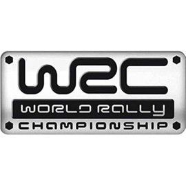 Avisa Aluminium emblems / logo – WRC – 5.5 x 2.5 cm