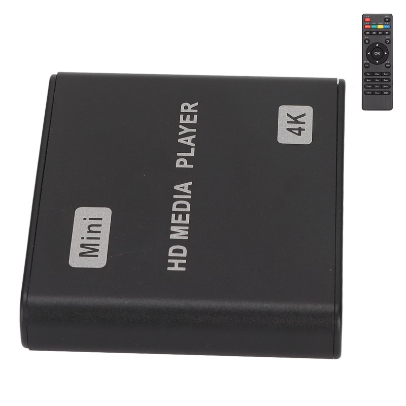 4K HD Media Player Mini Streaming Media Player with Remote