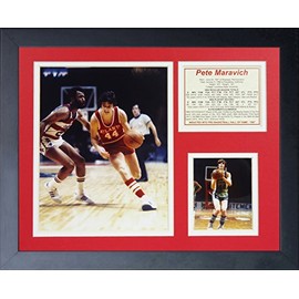 Legends Never Die "Pistol Pete Maravich Framed Photo Collage, 11 x 14-Inch
