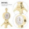 AOKWAWALIY Alarm Clock Ornaments Paris Building Model Metal Eiffel Tower