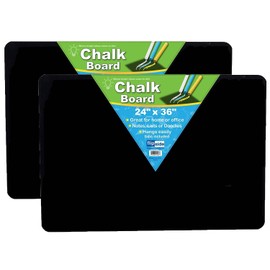 Flipside FLP10206-2 Black Chalk Board 24 X 36, 2/Pack