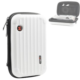 Fenmic Flow Pro/Flow Case, Storage Bag for Insta360 Flow Pro/Flow with Shoulder Strap and Wrist Rope, Gimbal Stabilizer Accessories (Pearl White), Pearl White