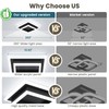 EIDISUNY Modern LED Ceiling Light, Hallway Flush Mount Ceiling Light,