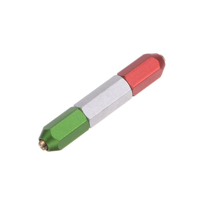 sourcing map Aluminum Alloy Pin Gage Handle 0.1-1mm Clamping Range