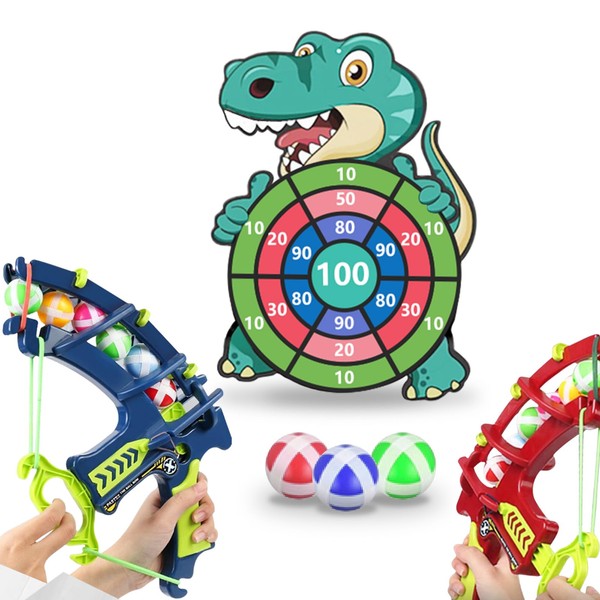 Dinosaur Games with Dartboard, Dart Board Toy for Indoor and