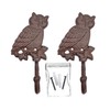 your castle Set of 2 Bird Motifs Decorative Wall Hooks