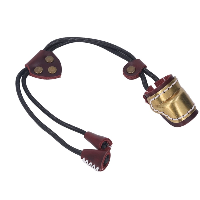 Archery Leather Finger Guard Comfortable Regulating Ergonomic Simple Use Archery
