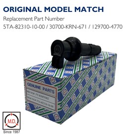 M.D. Motorcycle Ignition Coil Compatible with Yamaha YZF-250R YFZ-450R Honda CRF-250R, Replacement for 5TA-82310-10-00, 30700-KRN-671, 129700-4770, 1 Pack