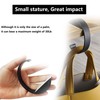 KISOY 2PCS C Shape Purse Hook for Table Handbag Hanger