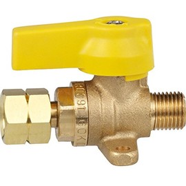 GOK Ball Valve 1/4 Left Nut x G 1/4 LH-KN with Fixed SB