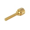 10 Pack 6-32 x 3/4 Inch Threads Solid Brass Diamond