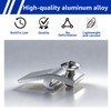 Storm Door Panel Clips with Screws 5/16" Offset Aluminum Storm