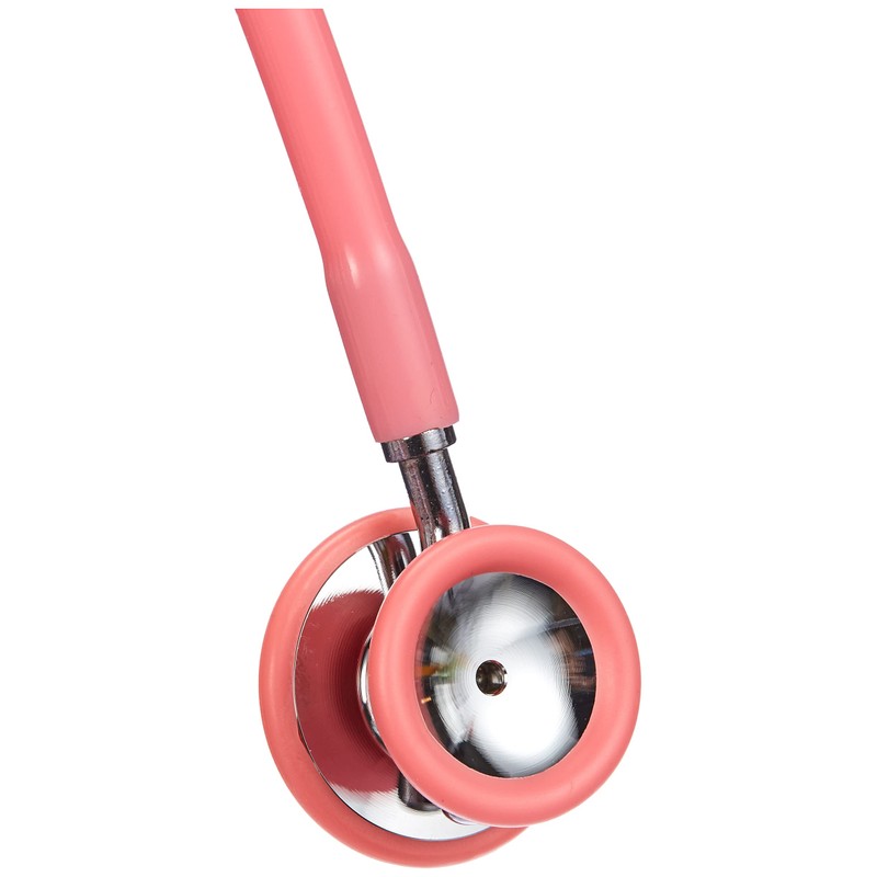 GIMA Pediatric Dual Head Stethoscope, Pink, Lightly Chrome Plated Pediatry