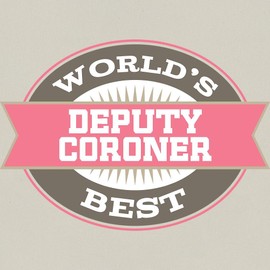 CafePress Deputy Coroner Gift Canvas Tote Top Zipper Closure