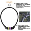 Nean children's-bicycle-cable-lock, number code combination lock in colourful design, 10