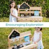 ROBUD Wooden Outdoor Play Kitchen for Kids – Mud Kitchen