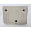 Beige Bone Almond Ceramic Soap Dish Tray Cloth Bar Washcloth