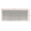 Ventilation Grille Door Ventilation Plastic 290 mm x 125 mm